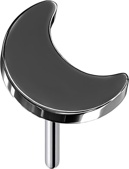Produktbild Star Piercing Threadless Mond schwarz (Titan G23, ohne Messing)