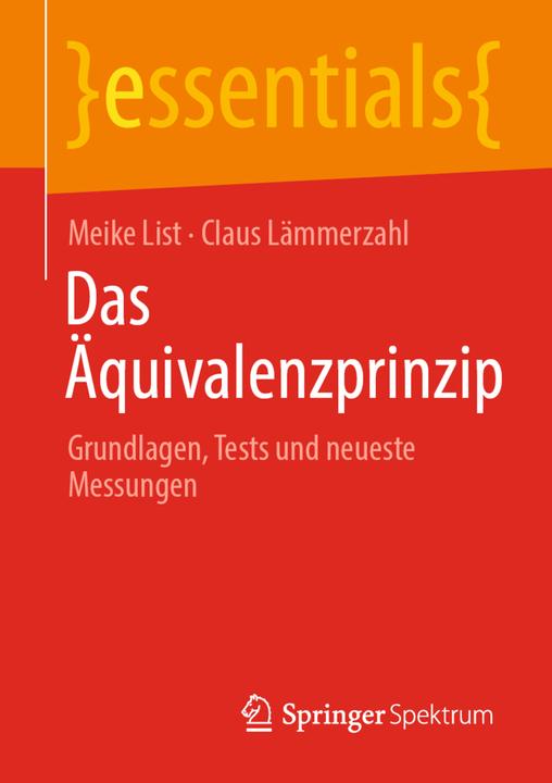 Produktbild Das Äquivalenzprinzip (Claus Lämmerzahl, Meike List, 2021)