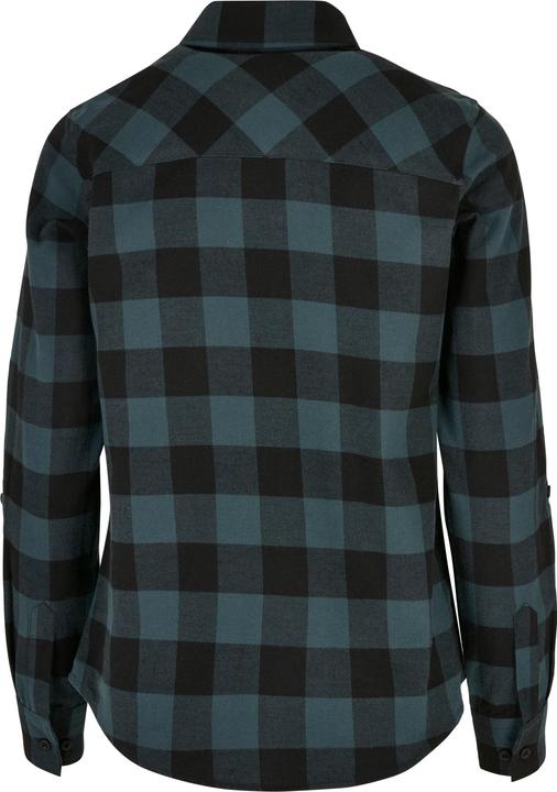 Actual product image Urban Classics Ladies Turnup Checked Flannel Shirt - 1180 (XXL)