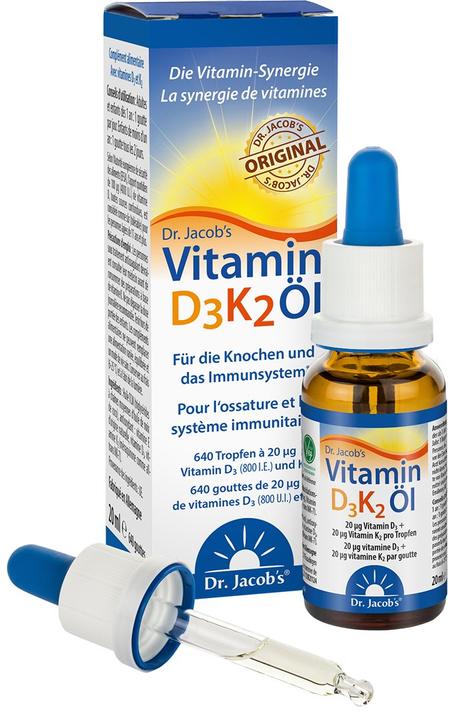 Image du produit Dr. Jacob's Vitamine D3 K2 (1 pièce(s), Gouttes, 61 g)
