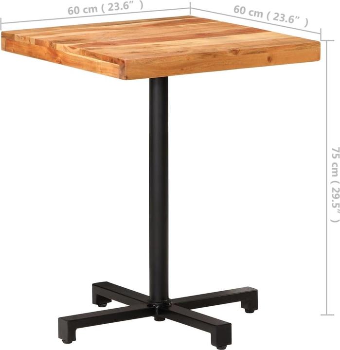 Image du produit VidaXL Bistrotisch (60 x 60 x 75 cm)