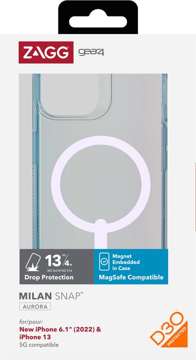 Actual product image Zagg Gear4 Cases Milan Snap Apple (Apple iPhone 14)