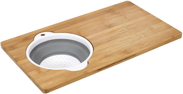 Image du produit Cook Concept Planche à découper avec passoire - Bambou