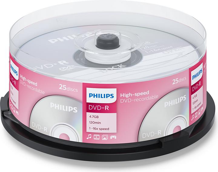 Actual product image Philips 1x100 DVD+R 4,7GB 16x SP (100 x)