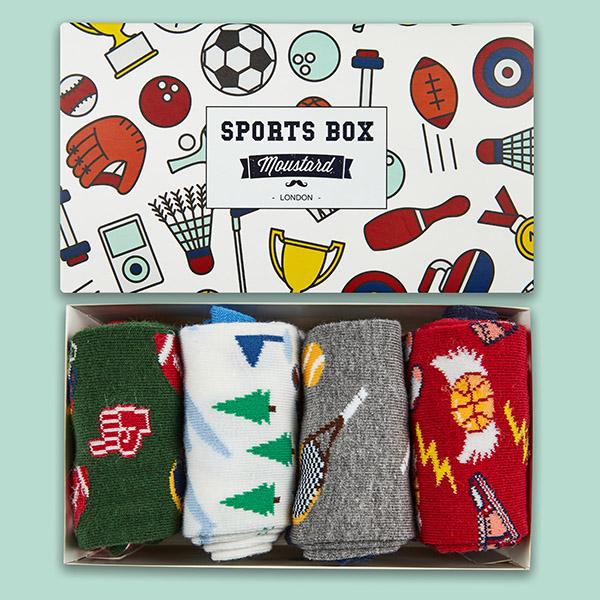 Actual product image Moustard Sports Box (pack of 4, 41 - 47)