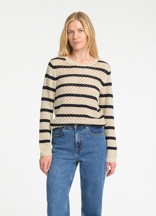 Produktbild Selected Femme Gestreifter Strickpullover (S)