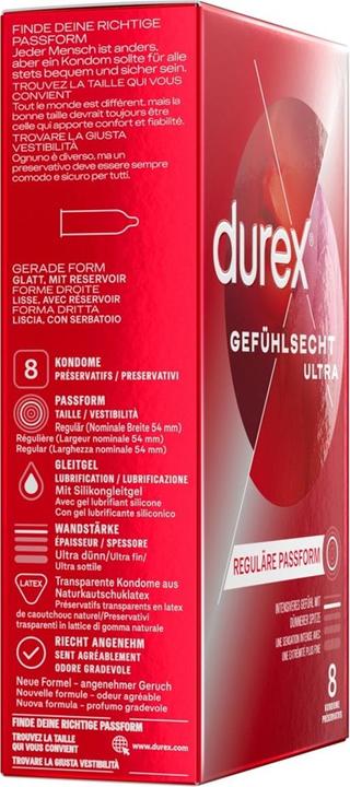 Produktbild Durex Gefühlsecht Ultra (8 Stk.)
