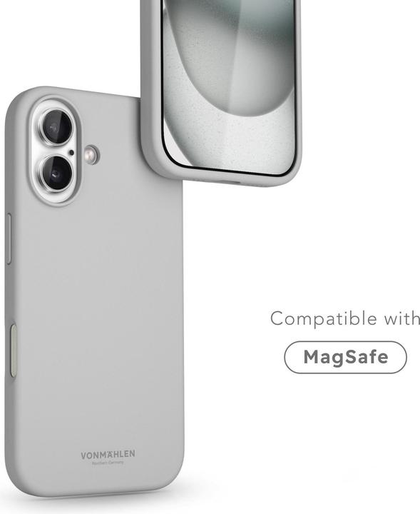 Immagine prodotto Vonmählen Custodia in silicone morbido per iPhone 16 Plus (Apple iPhone 16 Plus)