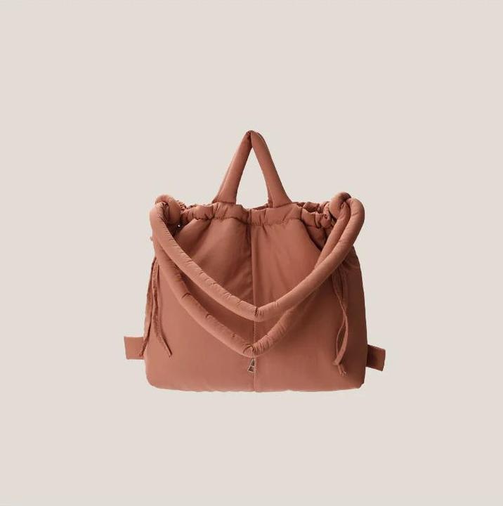 Only-Bags.Store Nylon occasionnel rembourré sac de transport concepteur doux tampon épaule sacs crossbody simple