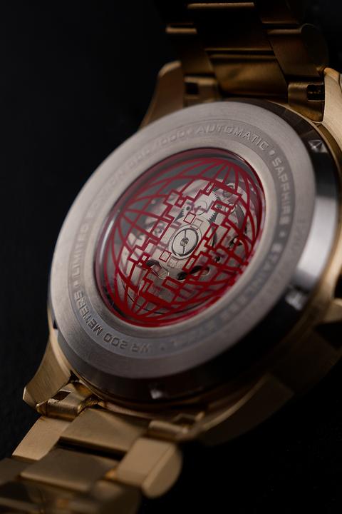 Produktbild Nubeo NB-6082-SI-33 Herrenuhr Quasar Automatik Limited 48mm 20ATM