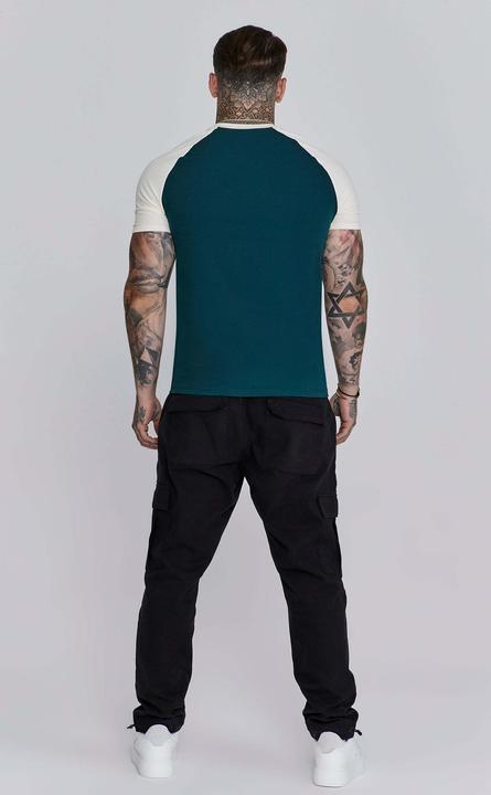 Actual product image Siksilk T-Shirt Raglan T-Shirt (M)