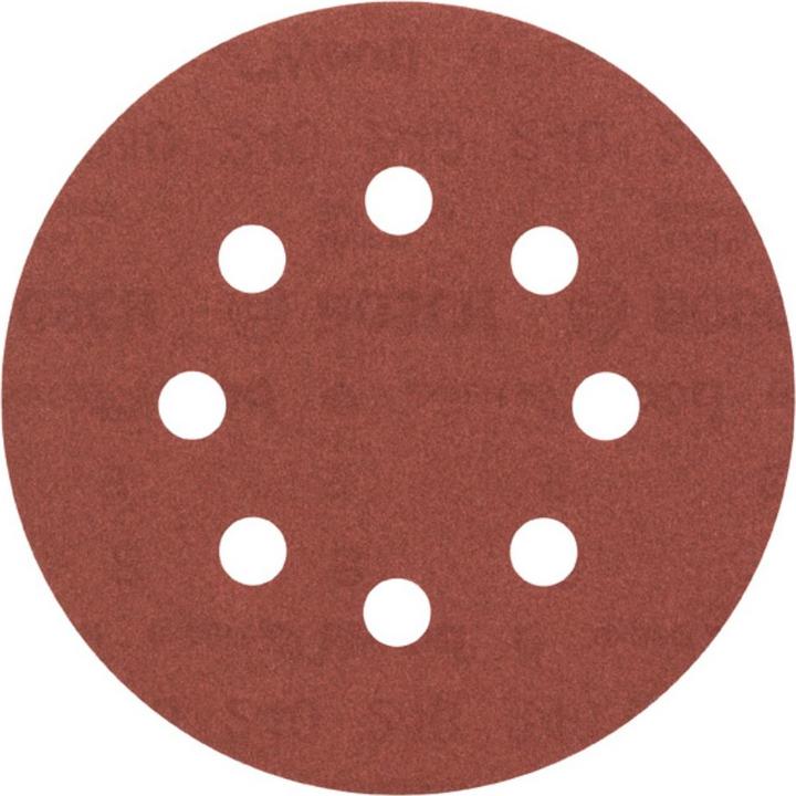 Produktbild Bosch Professional Zubehör Schleifblatt C430, 125 mm, 240, 8 Löcher, Klett, 5er-Pack (240)