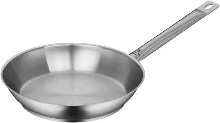 Produktbild WMF Edelstahlpfanne Bratpfanne 24cm Pfanne Gourmet Plus Induktion unbeschichtet (24 cm, Bratpfanne, Edelstahl)