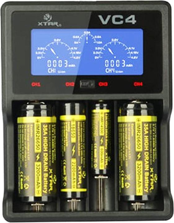Actual product image Fenix CR123A battery and quick charger (8 pcs., CR123A, 760 mAh, Battery + charger)