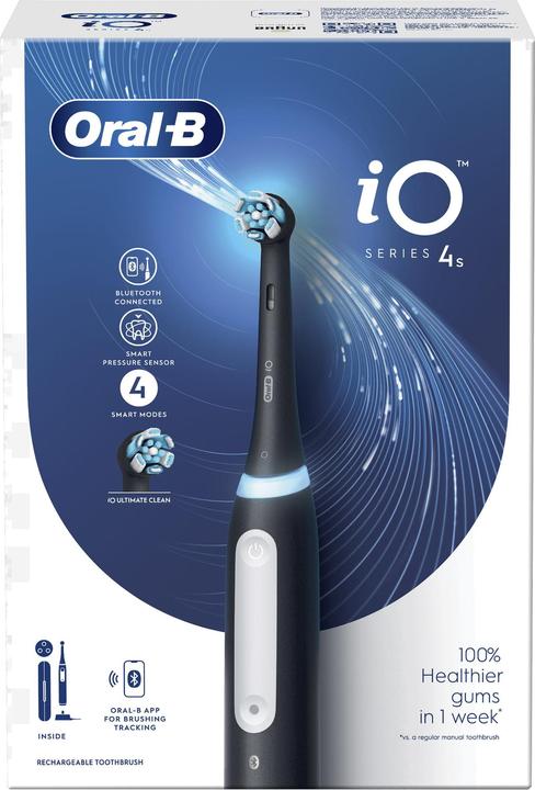 Immagine prodotto Oral-B iO 4S Spazzolino vibrante per adulti nero (Spazzolino oscillante)