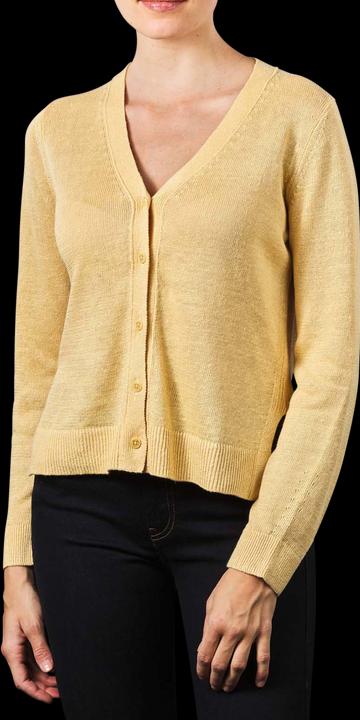 Produktbild Marc O'Polo Linen Cardigan Longsleeve iced vanilla (L)