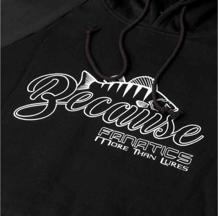 Produktbild Stucki Fishing Hoodie Because Fanatics, Schwarz (XL)