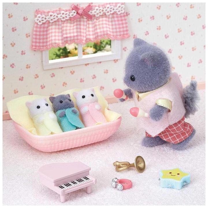 Actual product image Sylvanian Families Persian triplets