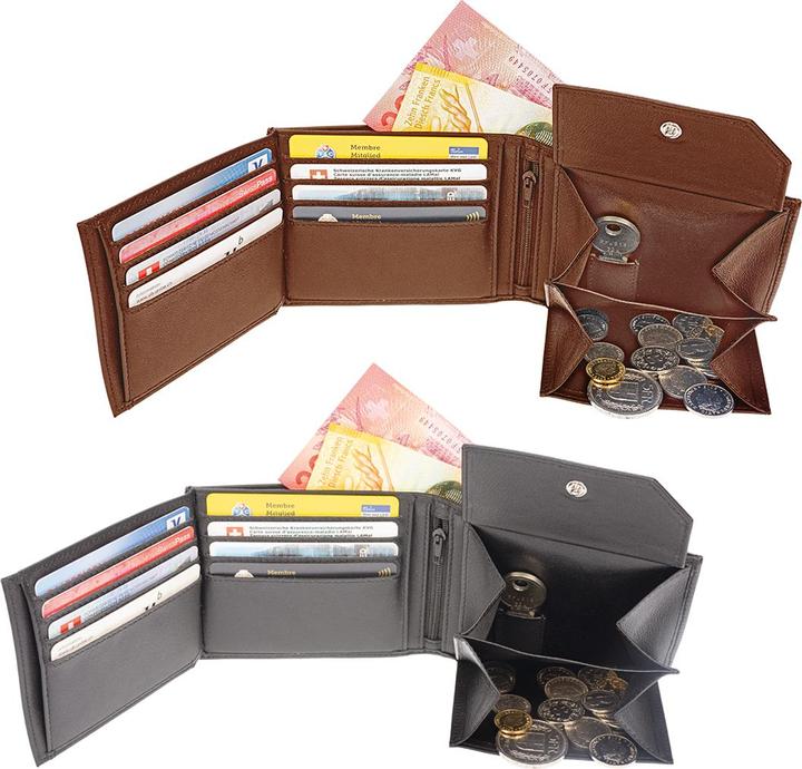 Actual product image Welltravel Nappa cowhide leather wallet