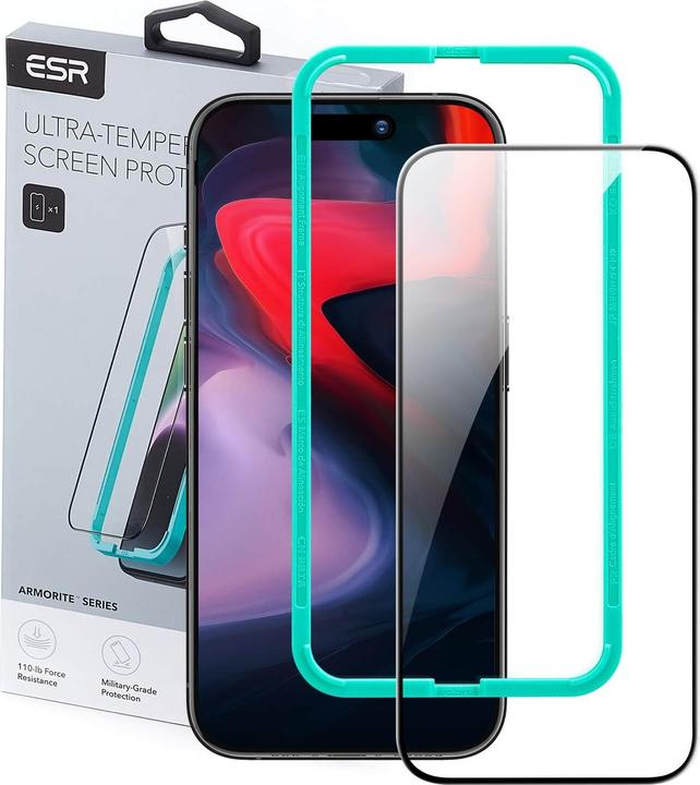 Immagine prodotto ESR Protezione dello schermo Armorite (1 Pezzo/i, Apple iPhone 15 Pro)
