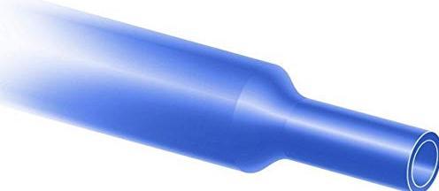 Produktbild Kalitec 12m Schrumpfschlauch blau von 4,8mm auf 2,4mm I 2:1 I Industriequalität vom deutschen Händler (1 x)