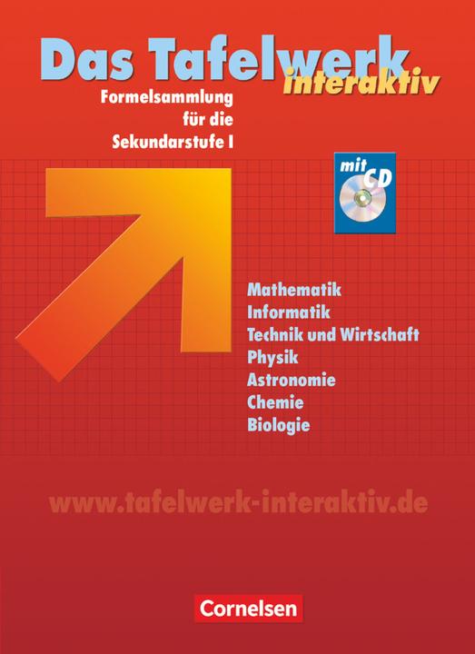 Produktbild Das Tafelwerk interaktiv - Formelsammlung für die Sekundarstufe I - Allgemeine Ausgabe (Rüdiger Erbrecht, Karlheinz Martin, Matthias Felsch, Hubert König, 2005)