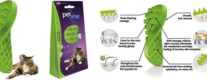 Actual product image Pet+Me Brush (Cat, Dog)