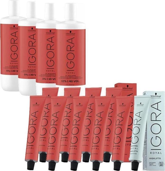 Image du produit Schwarzkopf Professional Schwarzkopf Igora Royal Hair Färbung ZZP Startpaket