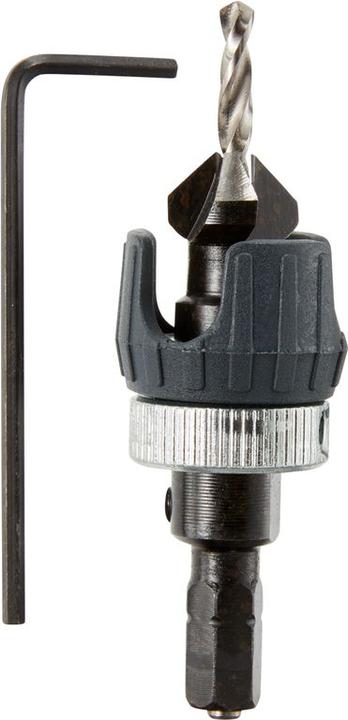 Actual product image wolfcraft wolfcraft 1 Vorbohrer m Senker+Tiefenst. ø3,2x12mm (12 mm, 3.2 mm)