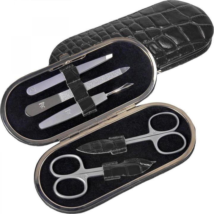 Produktbild Sacher TF200R.1004 - 5-teilig Maniküretui Manikürenset schwarz Leder