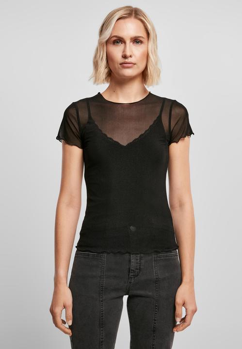 Actual product image Urban Classics Ladies Mesh Tee - 16529 (5XL)