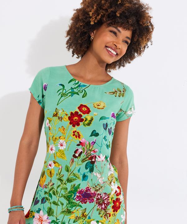 Actual product image Joe Browns Scoop Neck Floral Tunic (40)