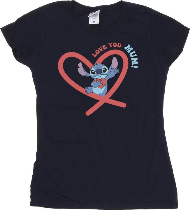 Image du produit Disney - T-shirt LILO & STITCH LOVE YOU MUM - Femme (XXL)