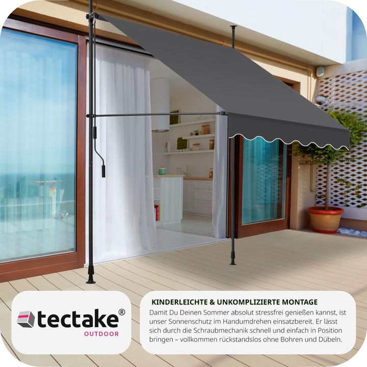 Immagine prodotto tectake Tenda da sole a morsetto (1.50 m)
