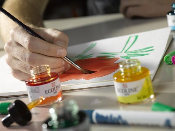 Produktbild Talens Papier Ecoline Mix (24 x 32 cm, Speziallineatur, Harter Einband)