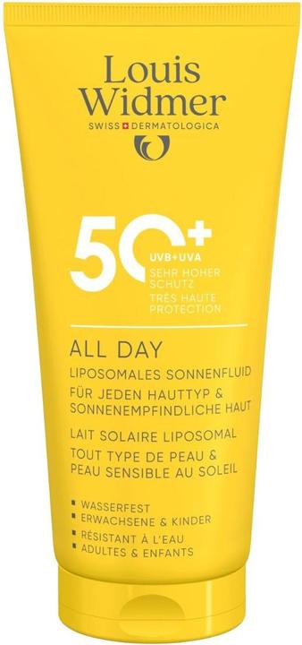 Immagine prodotto Widmer Louis All Day LSF50+ Value Pack ohne Parfum 200 ml (Latte solare, SPF 50, 200 ml)
