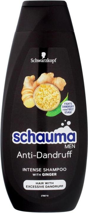 Produktbild Schwarzkopf Schauma Intensives Anti-Schuppen-Haarshampoo für Männer 400ml (400 ml, Flüssiges Shampoo)