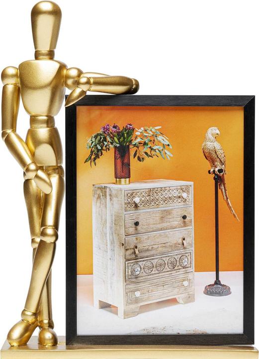 Produktbild Kare Design Bilderrahmen Proudly Gold/Schwarz, 16 x 21 cm (16 x 21 cm)