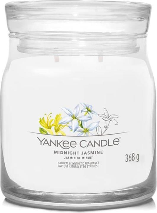 Yankee Candle Duftkerze Midnight Jasmine Signature Medium Jar