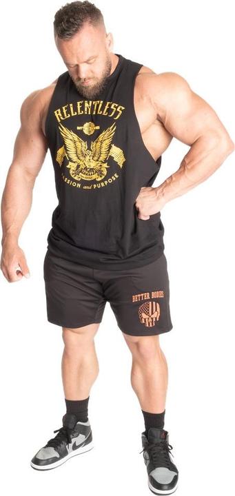 Actual product image Better Bodies Skull Function Shorts - Black/Flame (XL)