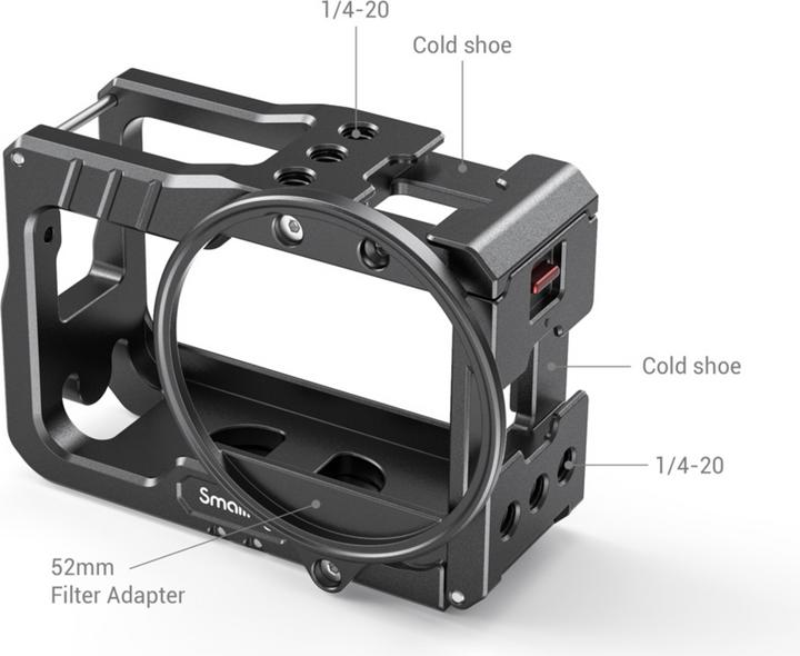 Produktbild SmallRig Vlogging Cage and 52mm Filter Adapter for Insta360 ONE R 4K Edition 2901 (Cage)
