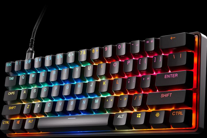 Produktbild SteelSeries Apex Pro Gen 3 Mini (schwarz, DE-Layout, OmniPoint 3.0) (DE, Kabelgebunden)