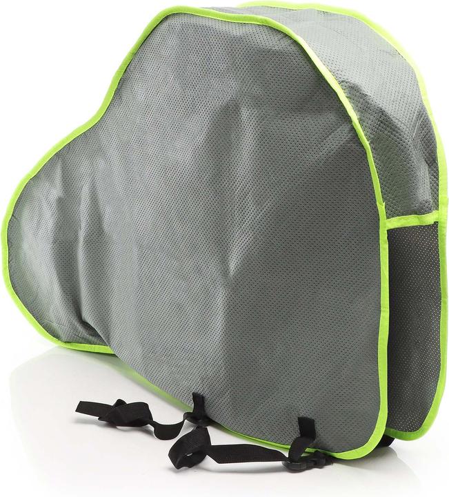 Actual product image Wiltec Drawbar Cover for Trailers and Caravans Towing Bar Hood in Grey made of 210D Oxford Fabric