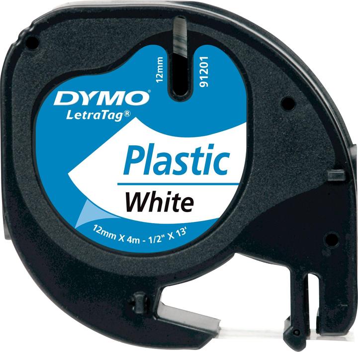 Produktbild Dymo S0721660 Kunststoffband (1.20 cm, Weiss)