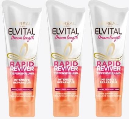 Produktbild L'Oréal Paris Elvital, Haarkur Rapid Reviver, Haarbehandlung, 180 ml (180 ml)