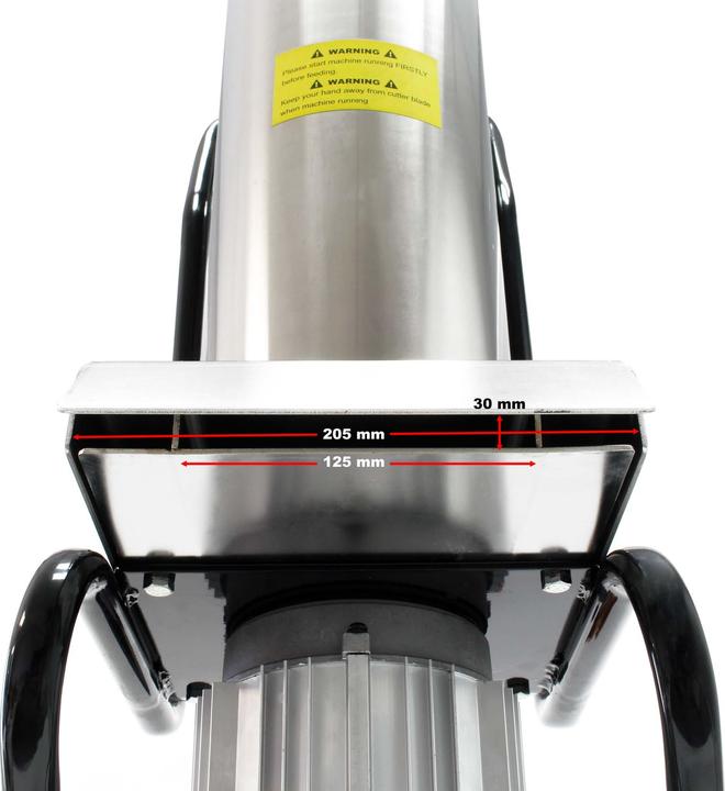 Immagine prodotto Wiltec Tritatutto 1100W 1,5HP 2800rpm 1000kg/h Tritatutto in acciaio inox per frutta Pome fruit (Spina UE)