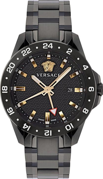 Versace Sport Tech GMT (Orologio da polso analogico, 45 mm)