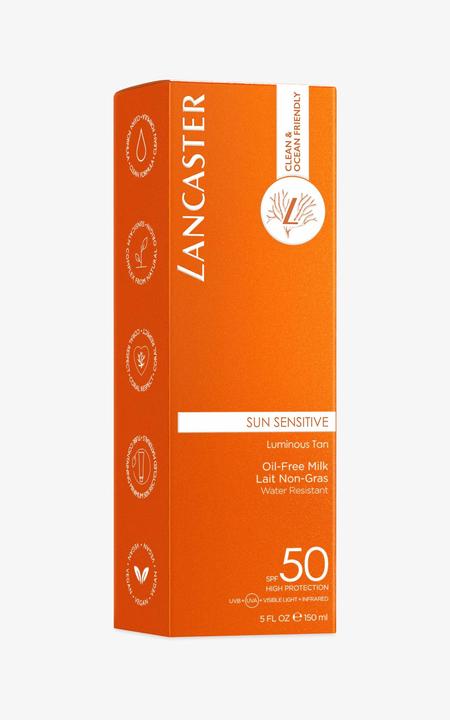 Image du produit Lancaster Sun Sensitive (Lait solaire, SPF 50, 150 ml, 192 g)