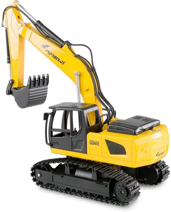 Actual product image Amewi 2-in-1 low loader/excavator set G836E/G041E 1:24 RTR (RTR Ready-to-Run)