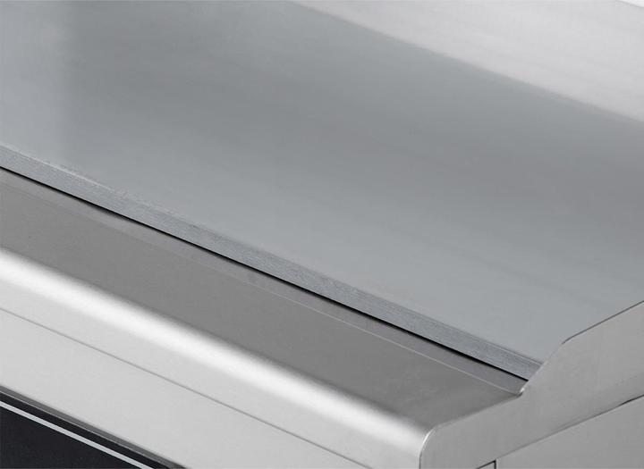 Actual product image Gastro Hero Electric grill plate Eco smooth, chrome-plated - tabletop unit (6 kW)